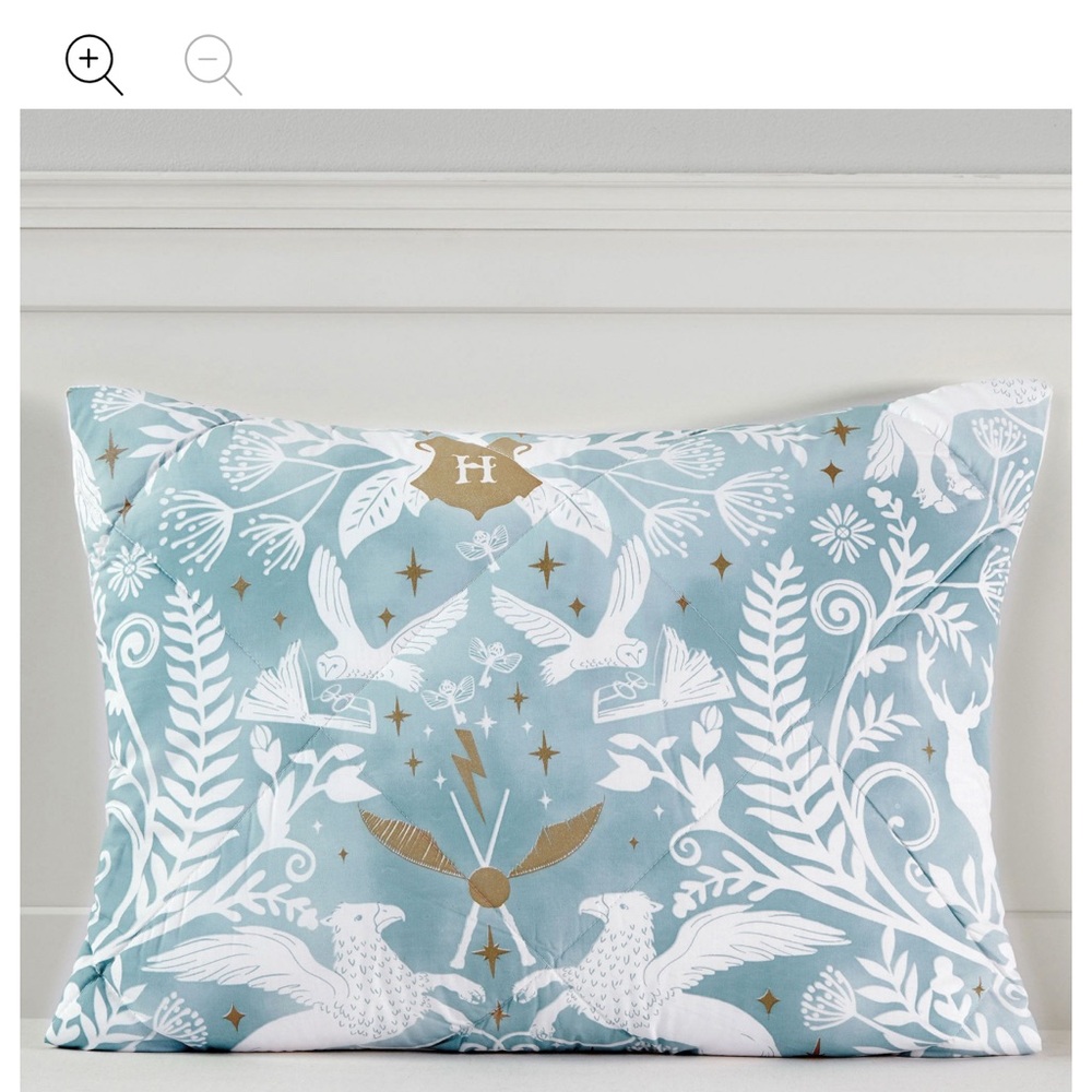 Pottery Barn Teen Harry Potter Magical Damask - Standard Sham (2)